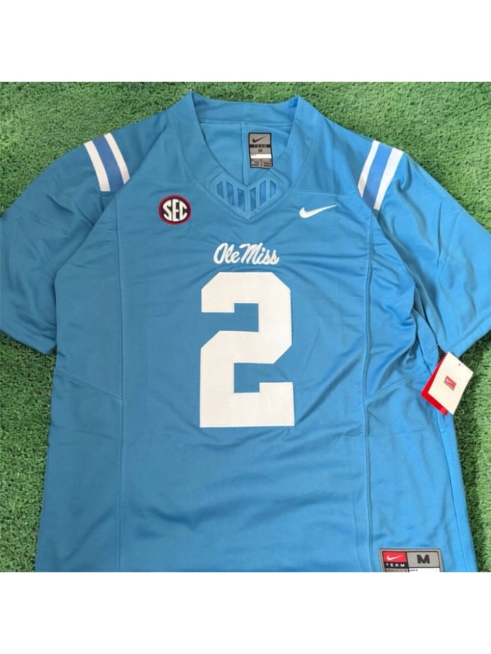 Jaxson Dart Kids Powder Blue Stitched Vapor Jersey